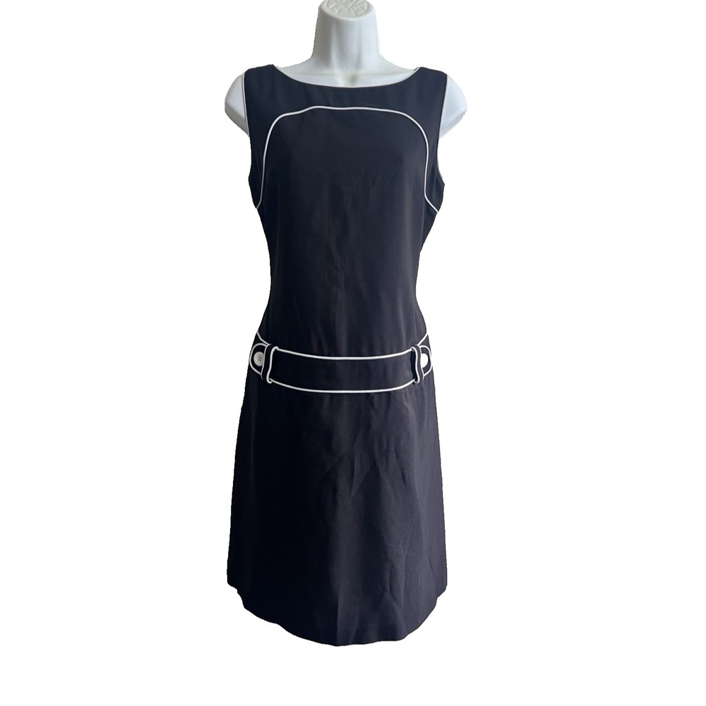 Giorgio Fiorlini Collection Dress 10 Black Business Casual Women Clothing